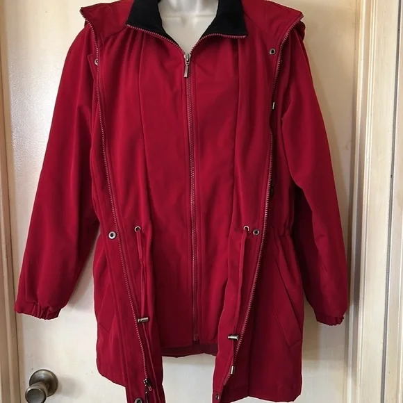 Nautica Red Heavyweight Jacket Size S - Picture 2 of 11